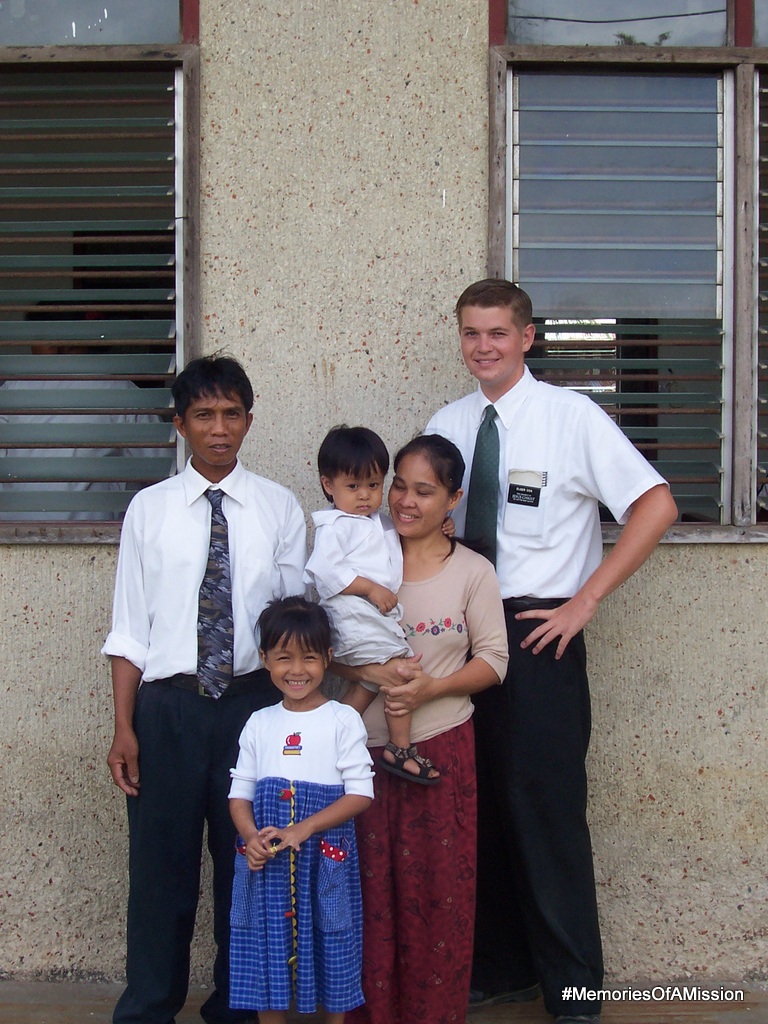 Elder Cox with the Pulido Family