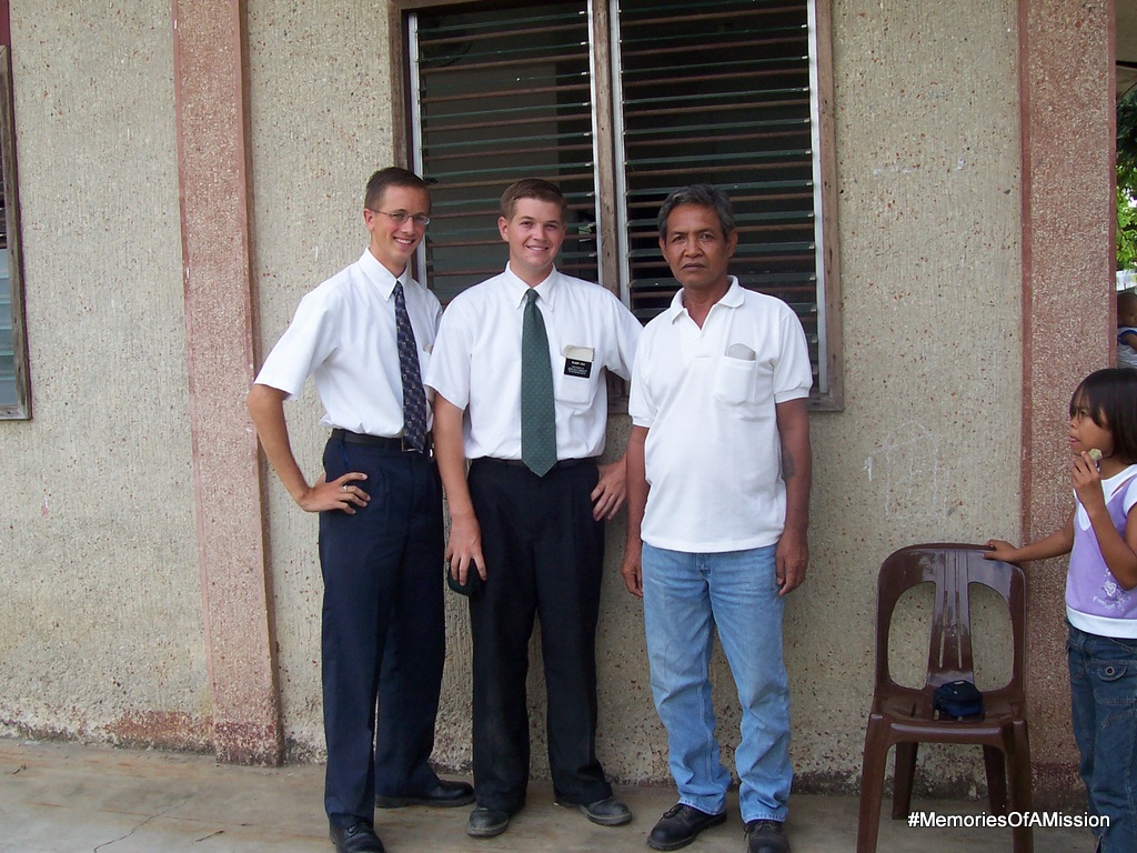 Elders Arnesen and Cox with Brother Sergio Aldana